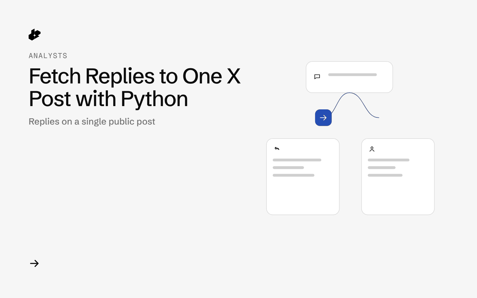 Card for Fetch Replies to One X Post with Python